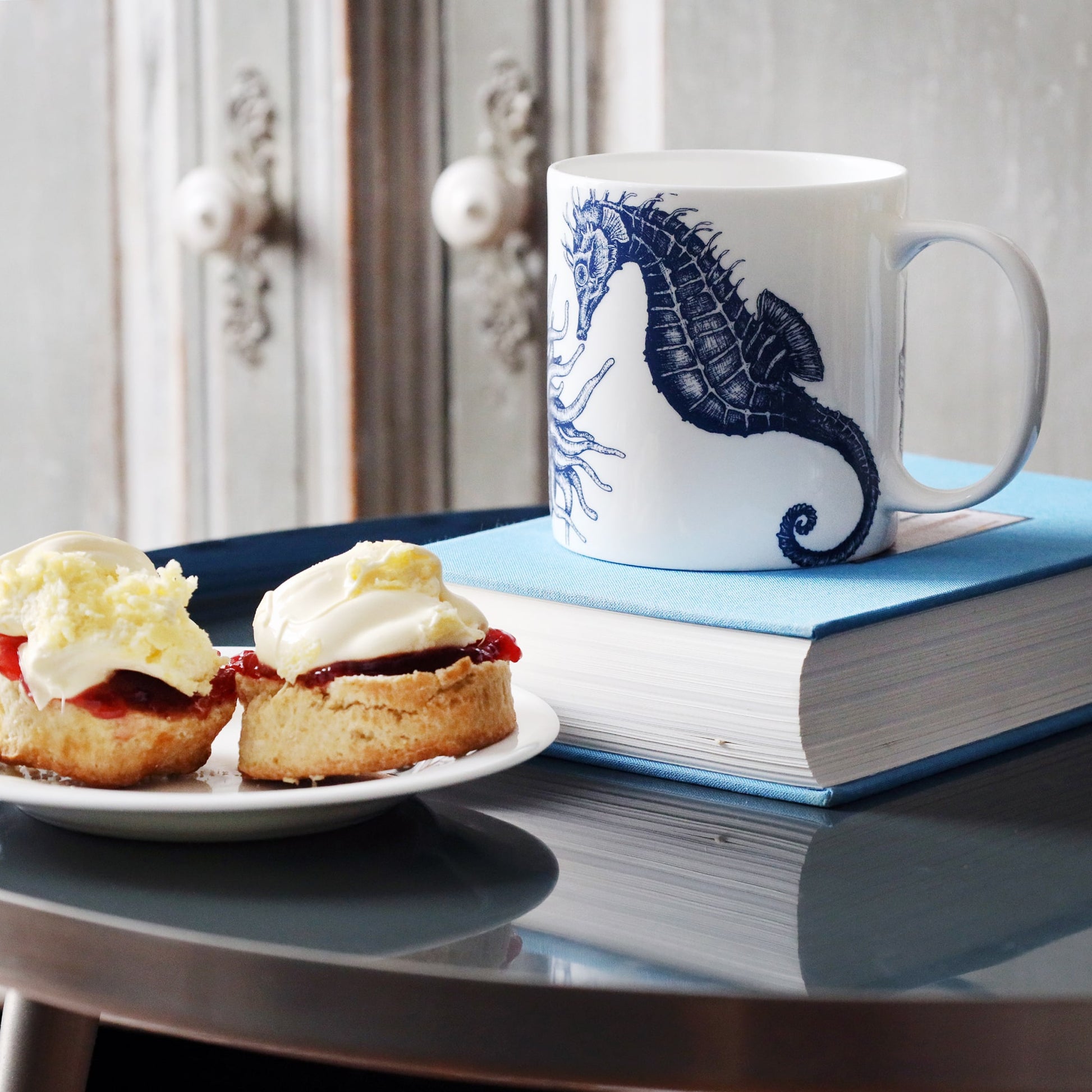 Bone China Pint Mug - Seahorse