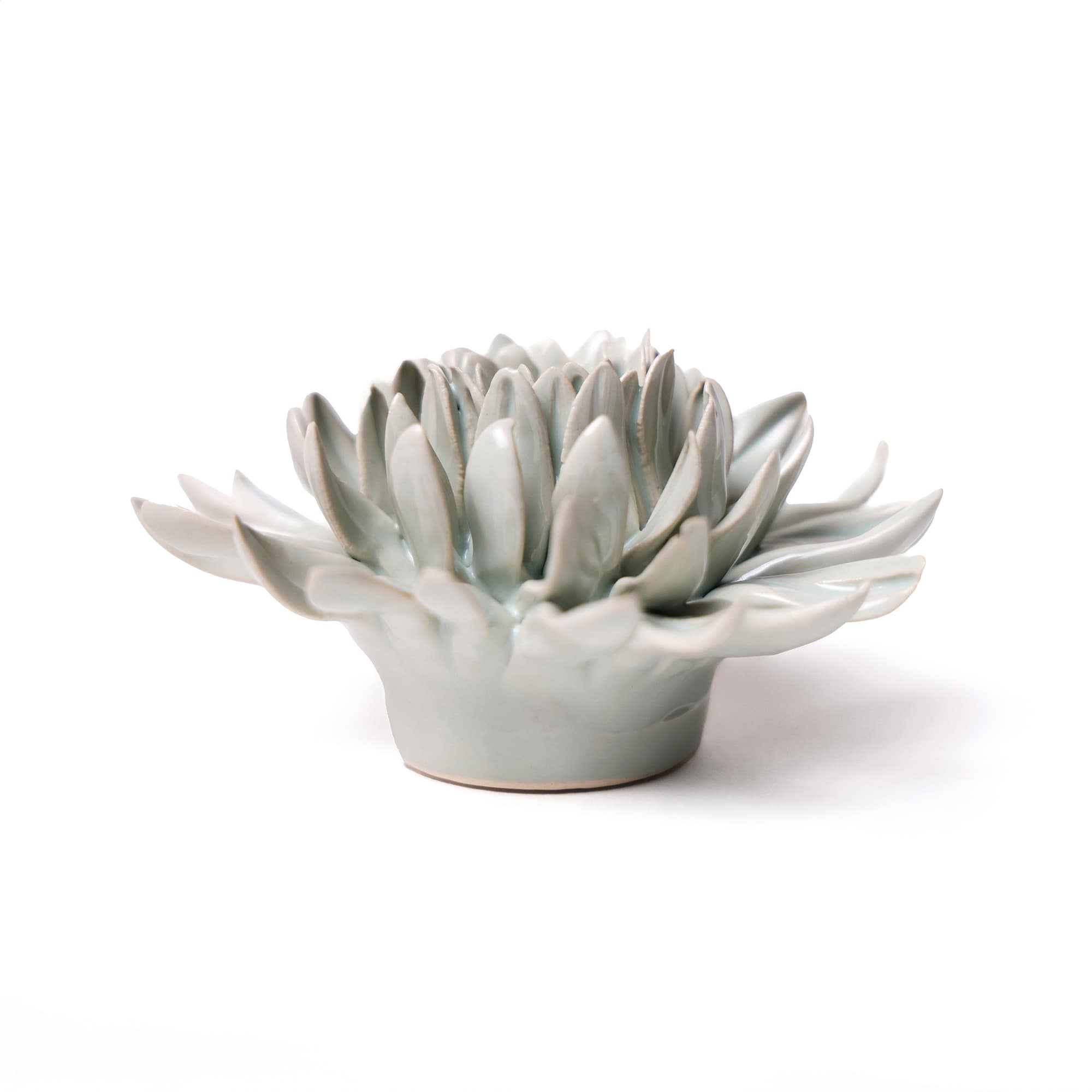 Mint Ceramic Flower