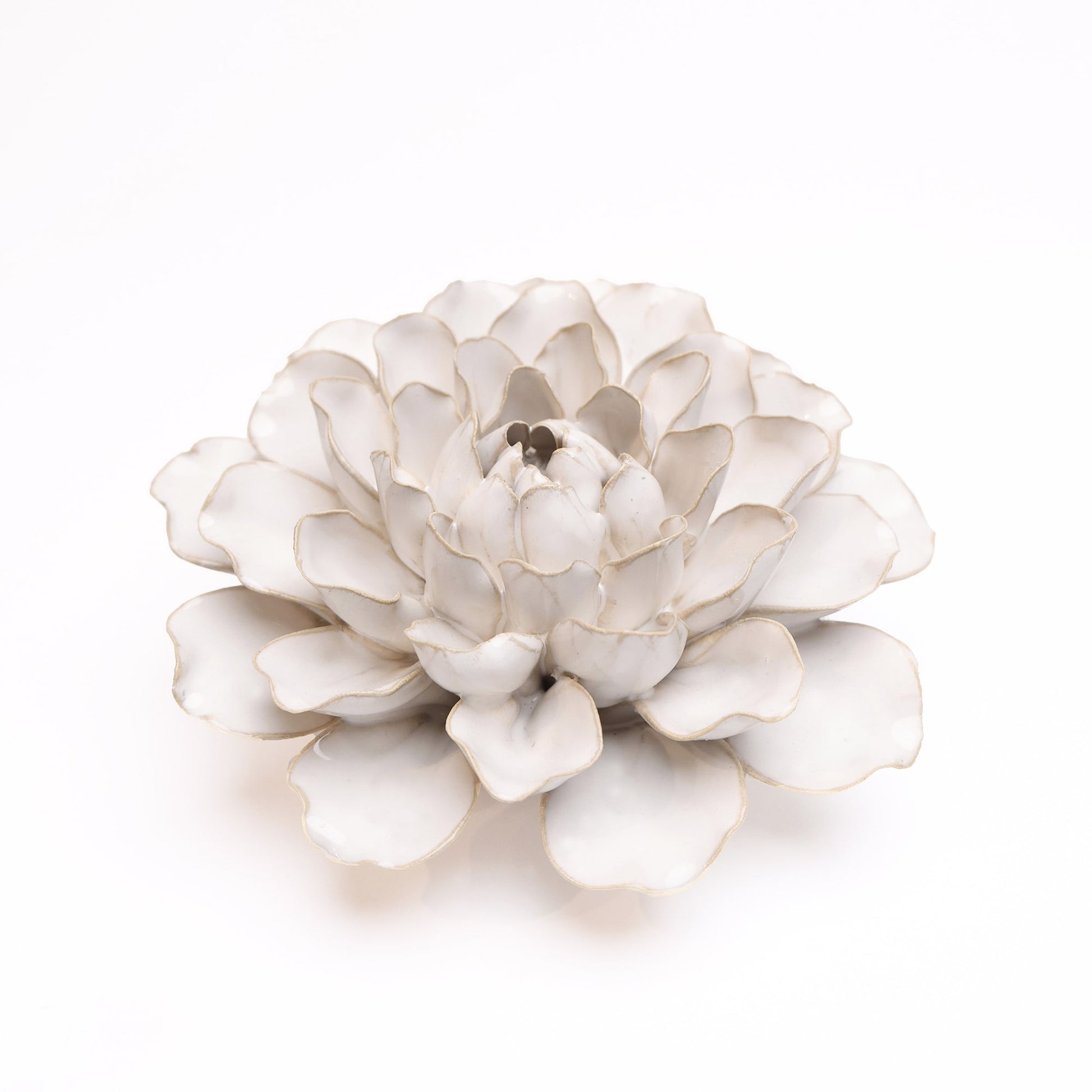 White Water Lily Ceramic Flower