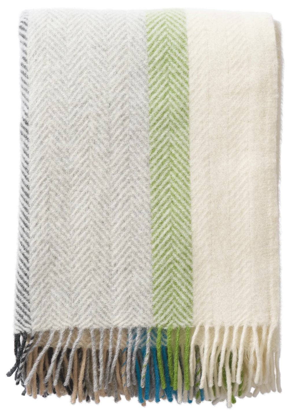 Chevron Stripe Lambswool Throw