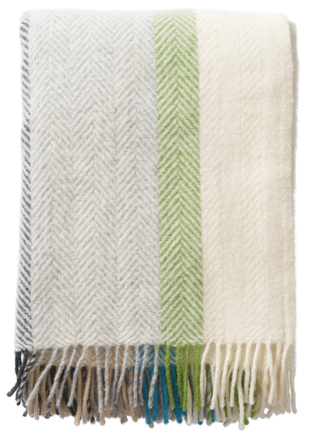 Chevron Stripe Lambswool Throw