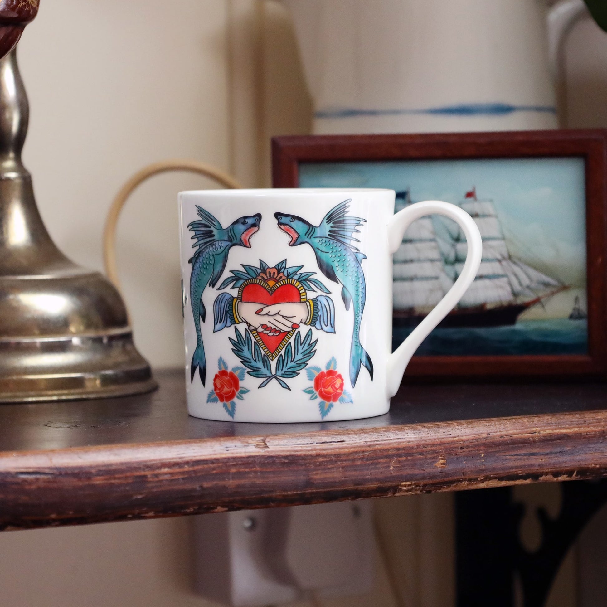 Bone China The Sailor's Story Mug Set