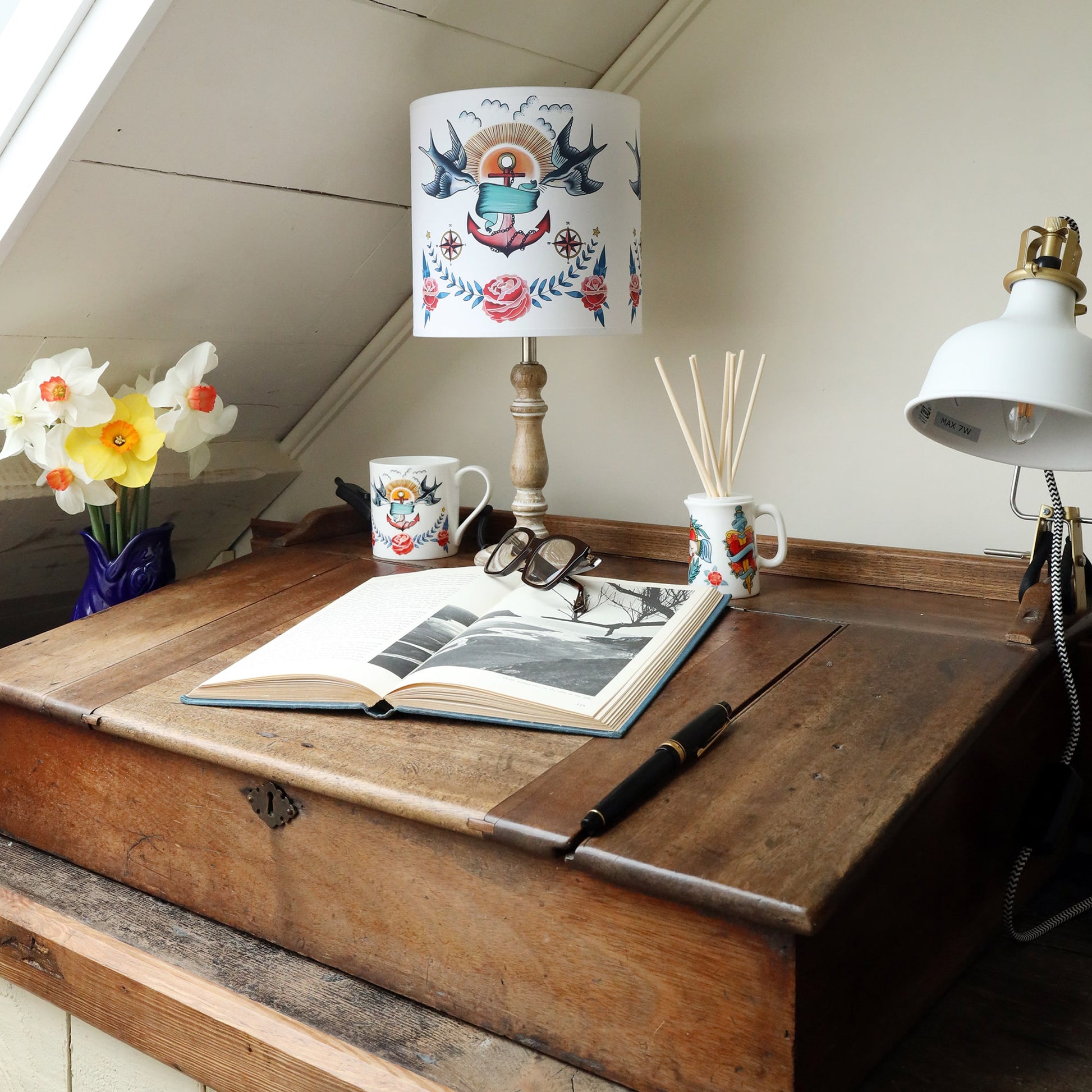 Swallow's & Anchor Lampshade