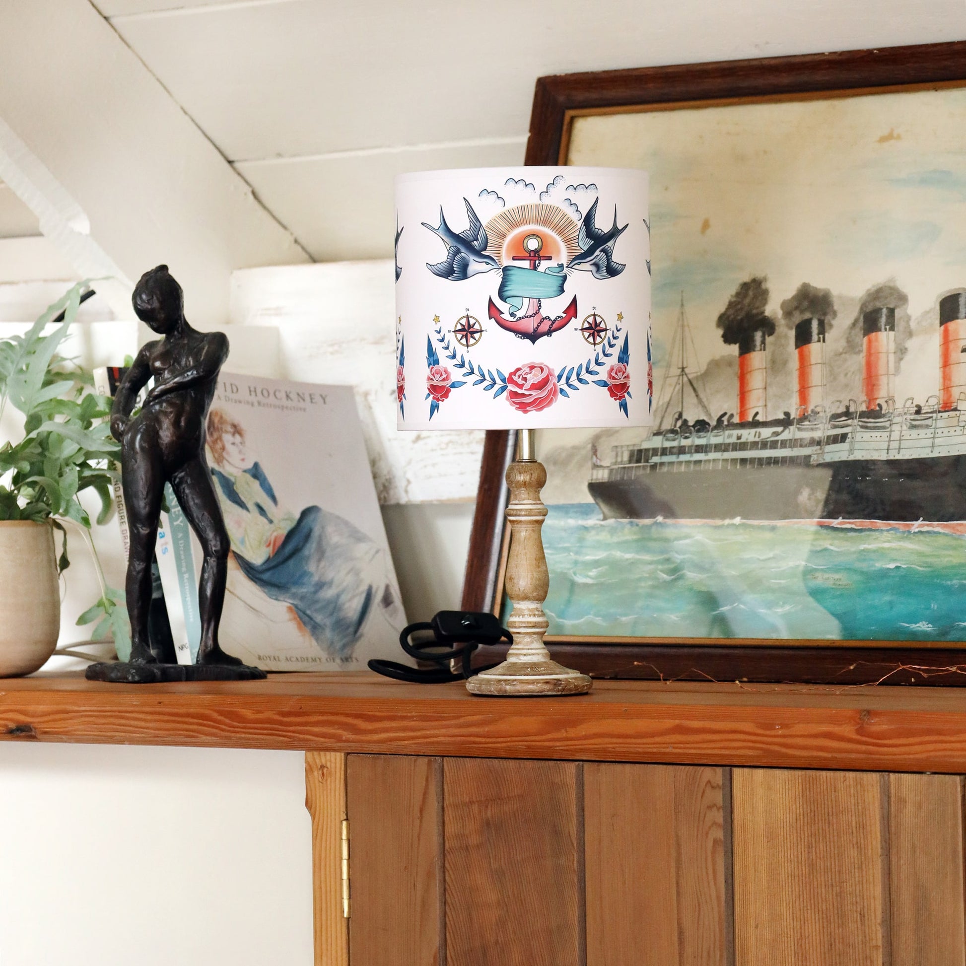 Swallow's & Anchor Lampshade