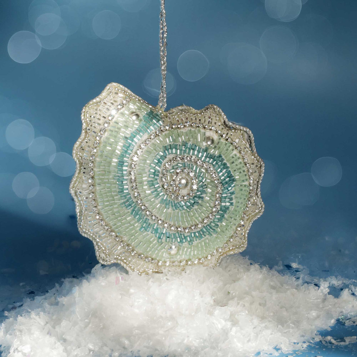 Beaded Ammonite Hanging Decoration