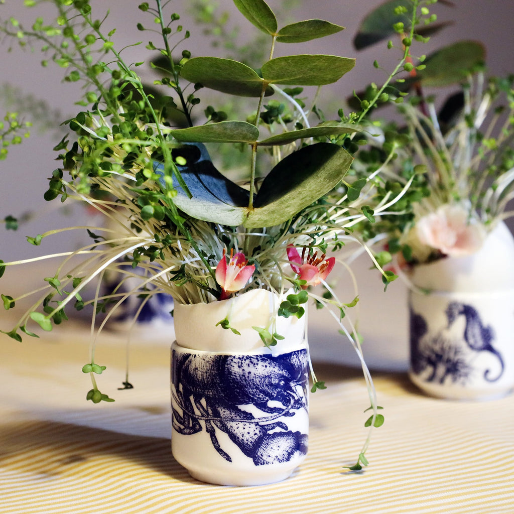 Bone China Lobster Egg Cup
