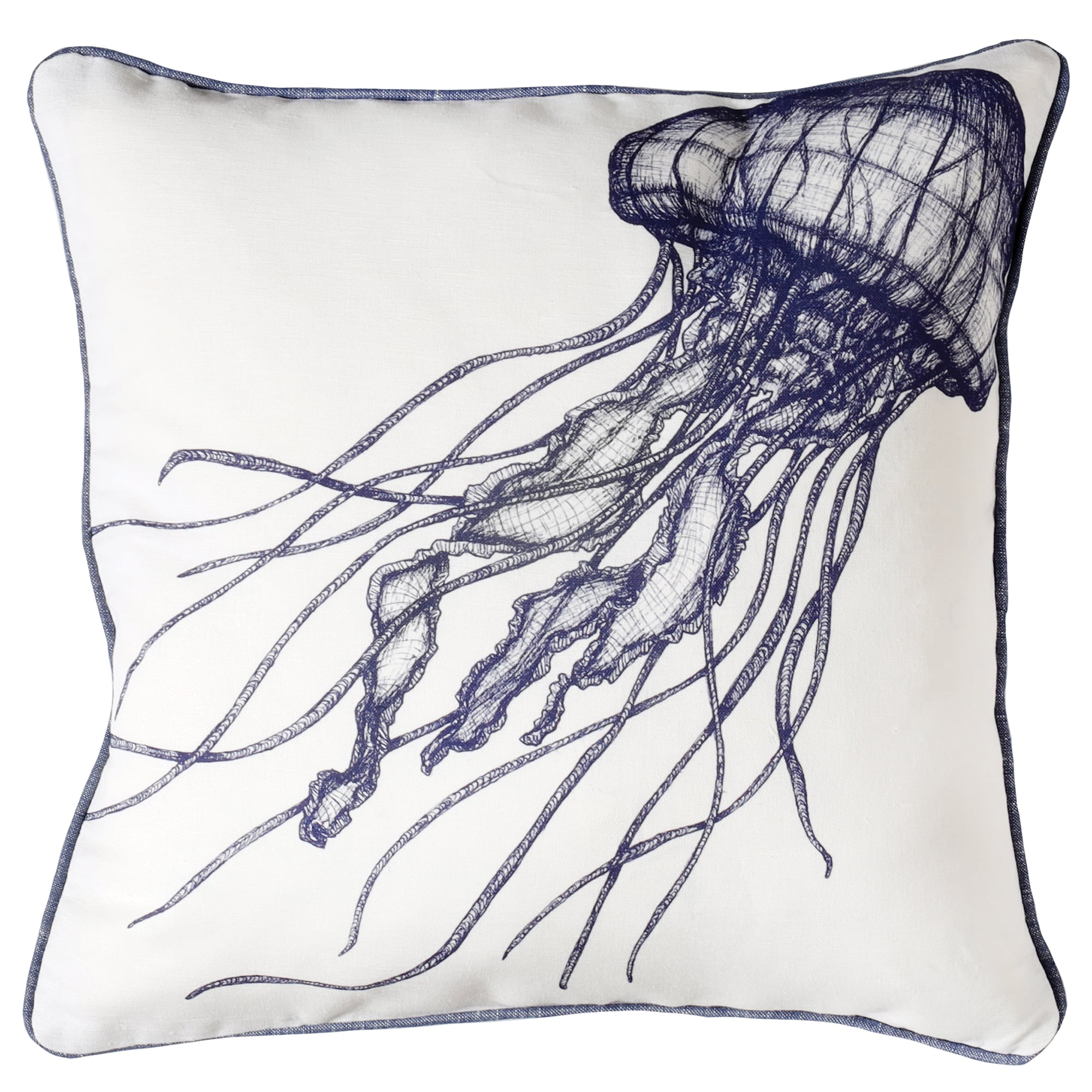 Jellyfish Cushion Cover | Trailing Tentacles, Timeless Design