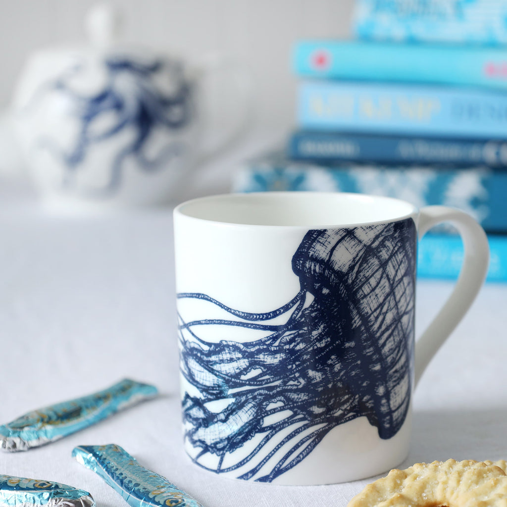 Bone China Jellyfish Mug