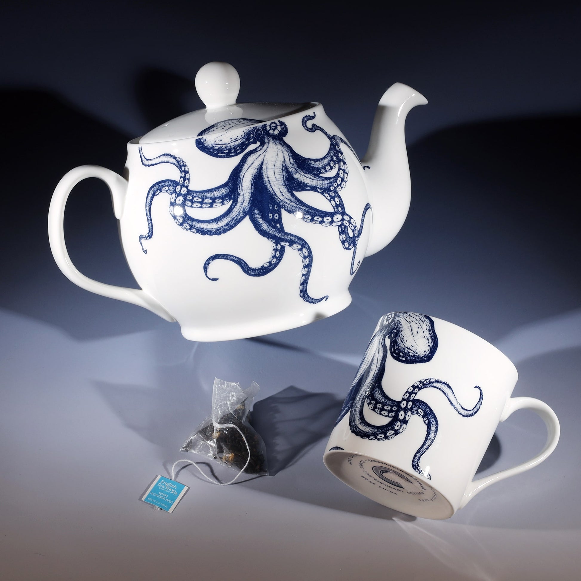 Bone China Octopus Teapot