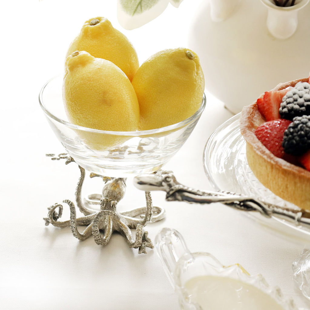 Pewter Octopus Pie Knife