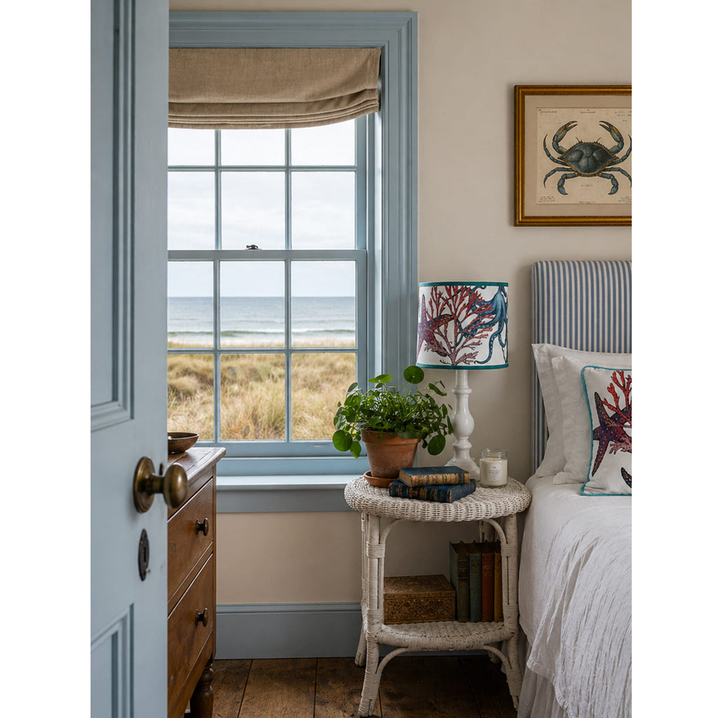 White Rainbow Reef Lampshade