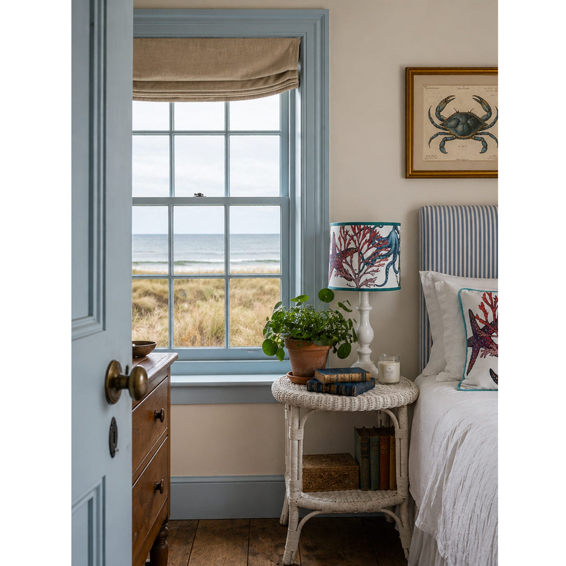 White Rainbow Reef Lampshade