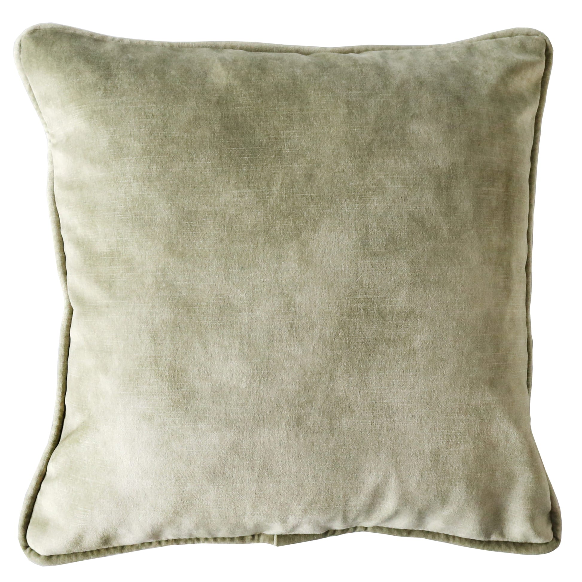sea kelp velvet cushion on white background.