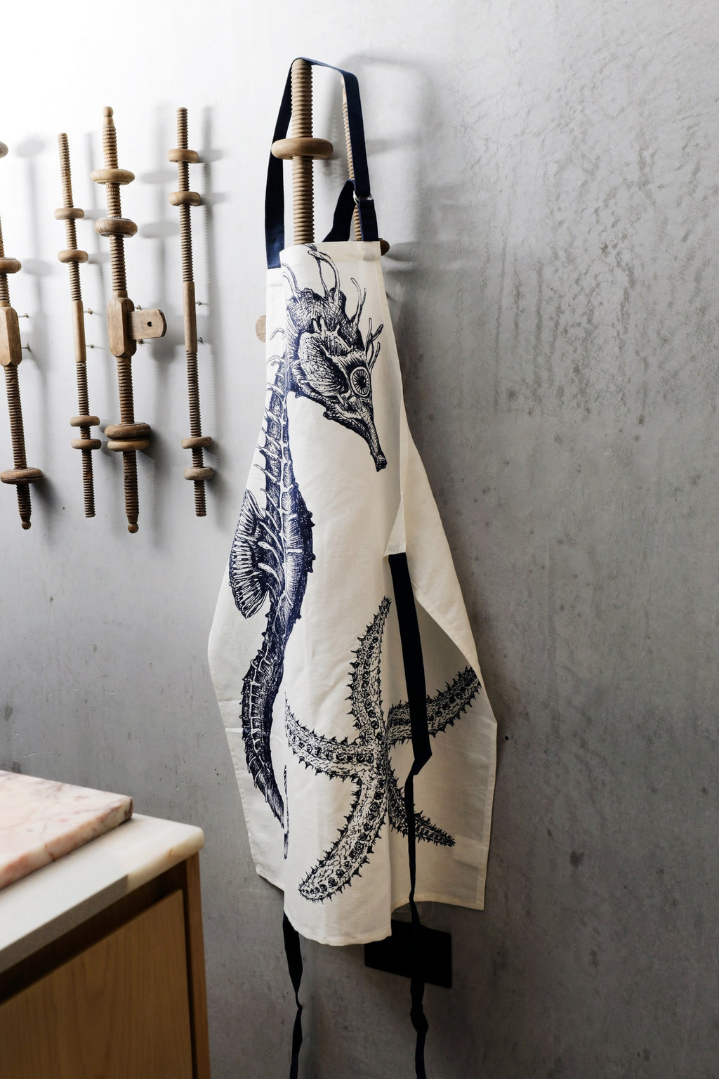 Seahorse and Starfish Apron