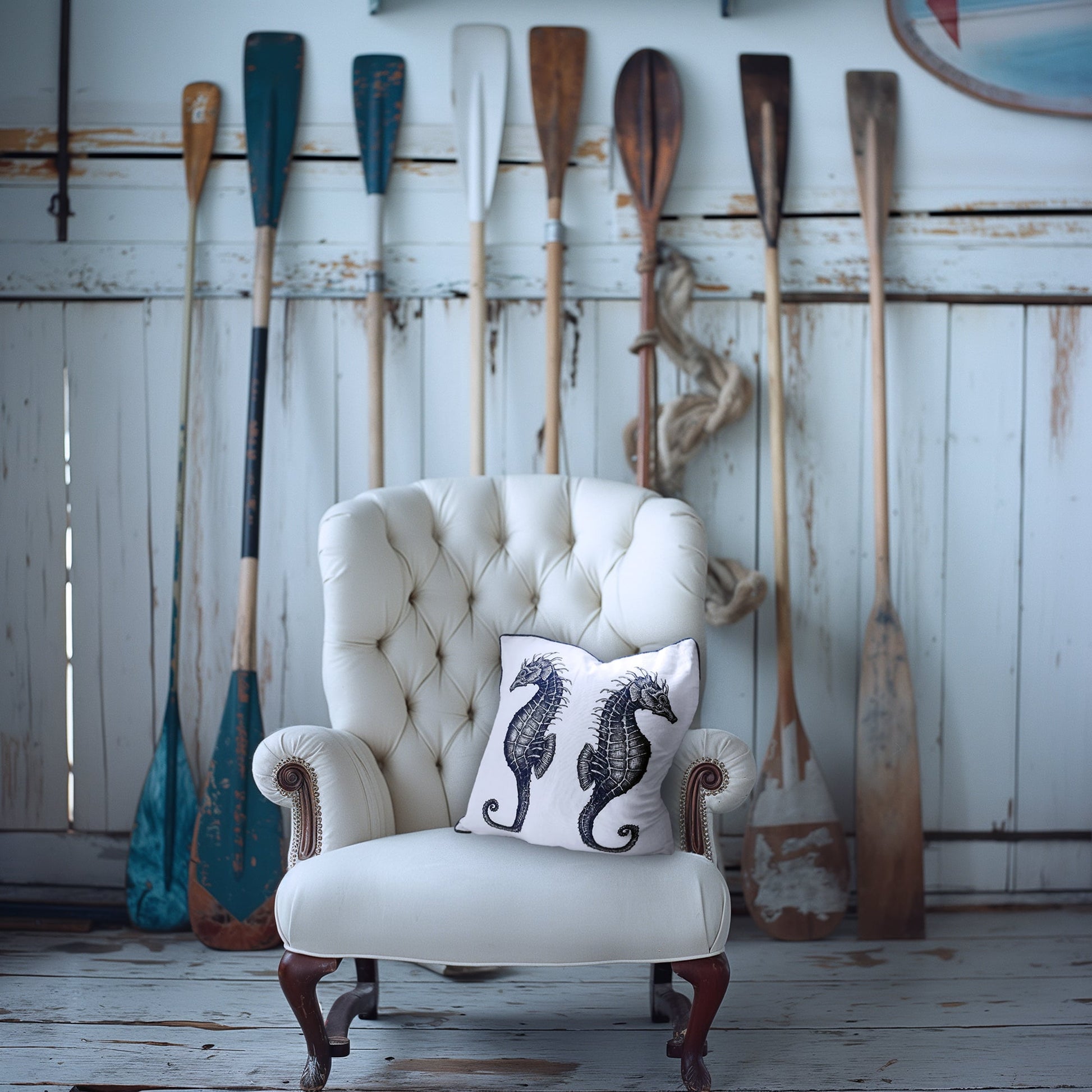 Seahorse Cushion Cover