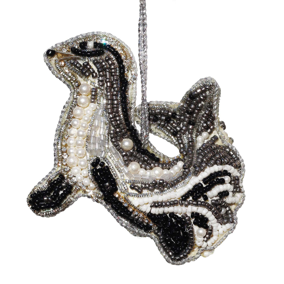 Beaded Seal Hanging Decoration