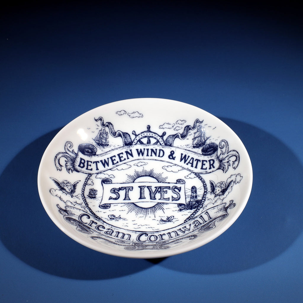 Bone China Nibbles Dish With St Ives Design