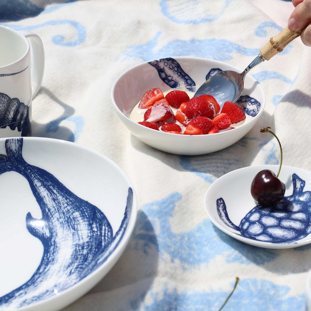 Bone China Nibbles Dish With Turtle Design