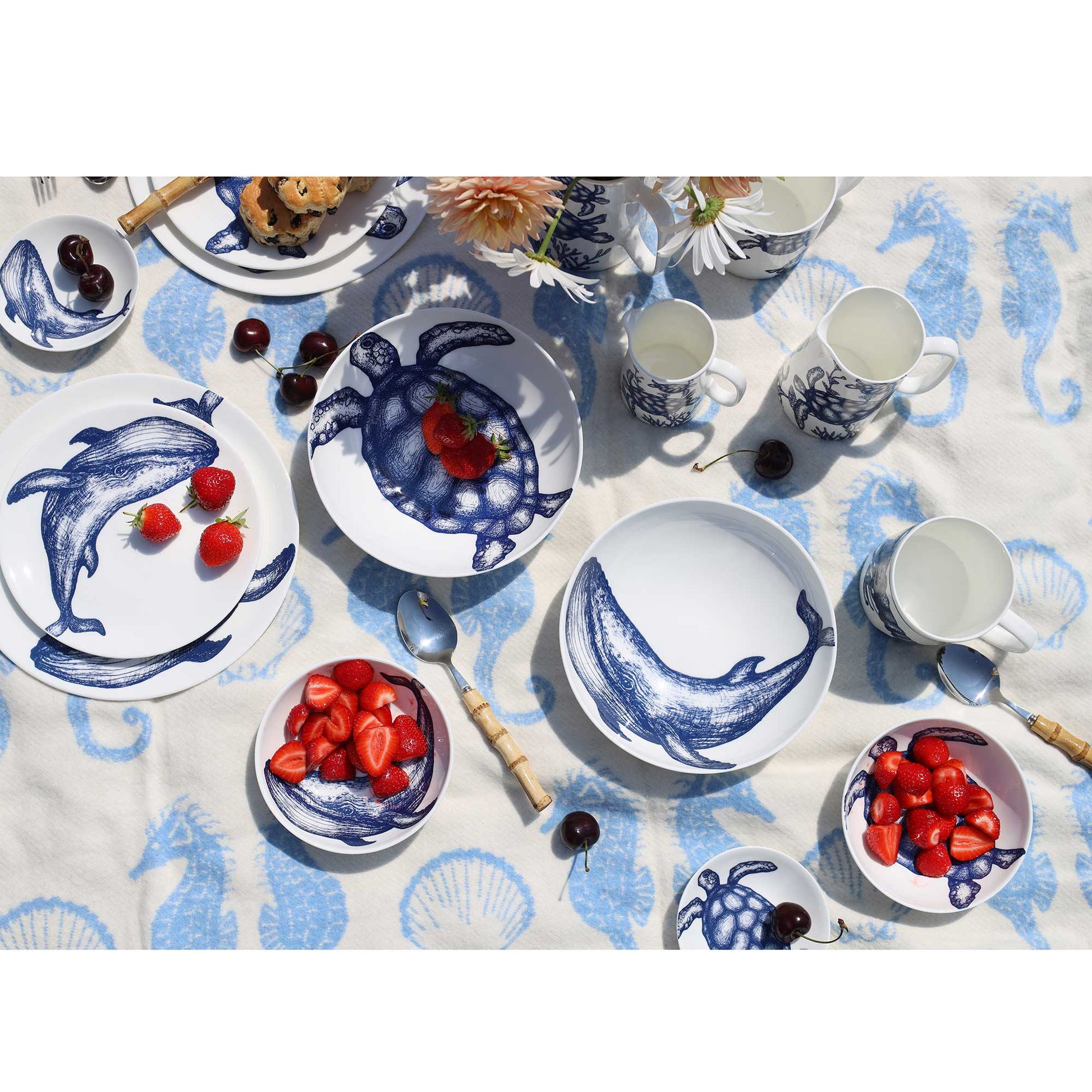Bone China Whale Bowl