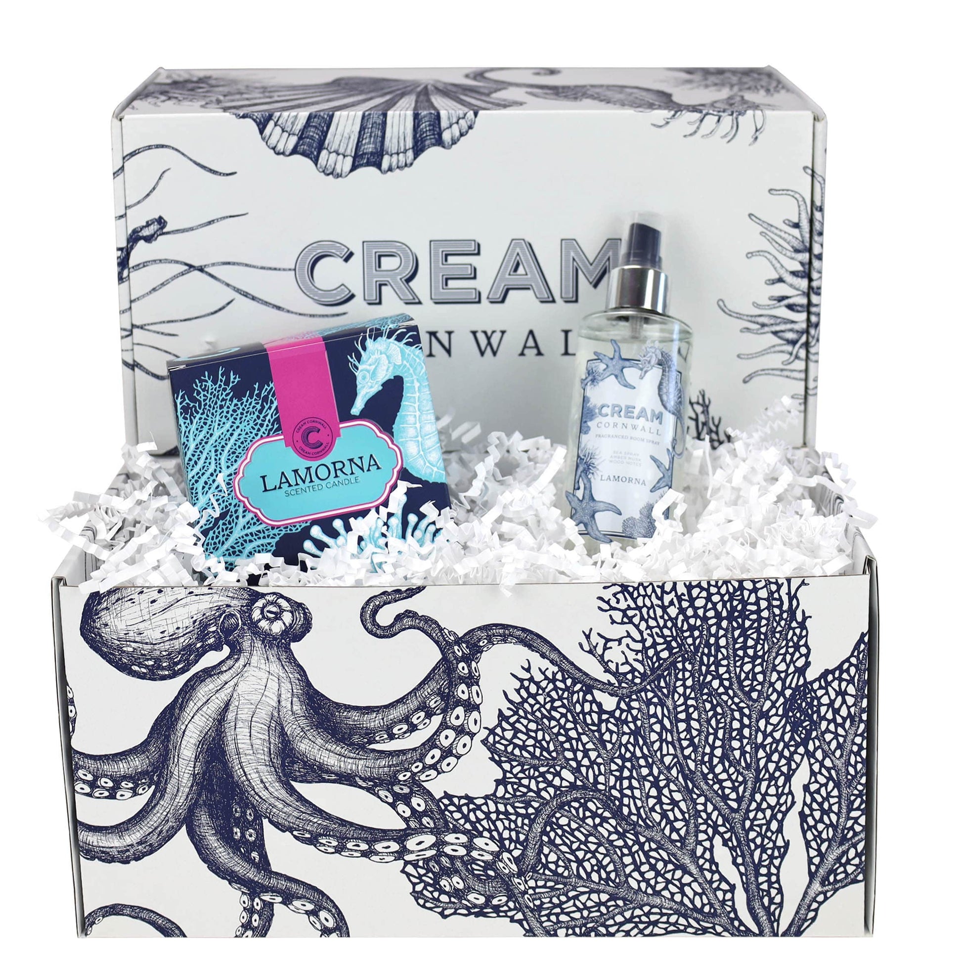 Luxury Gift Box - Medium L 32.5cm x W 32.5cm x 15.5cm -Gifts & Hampers- Cream Cornwall