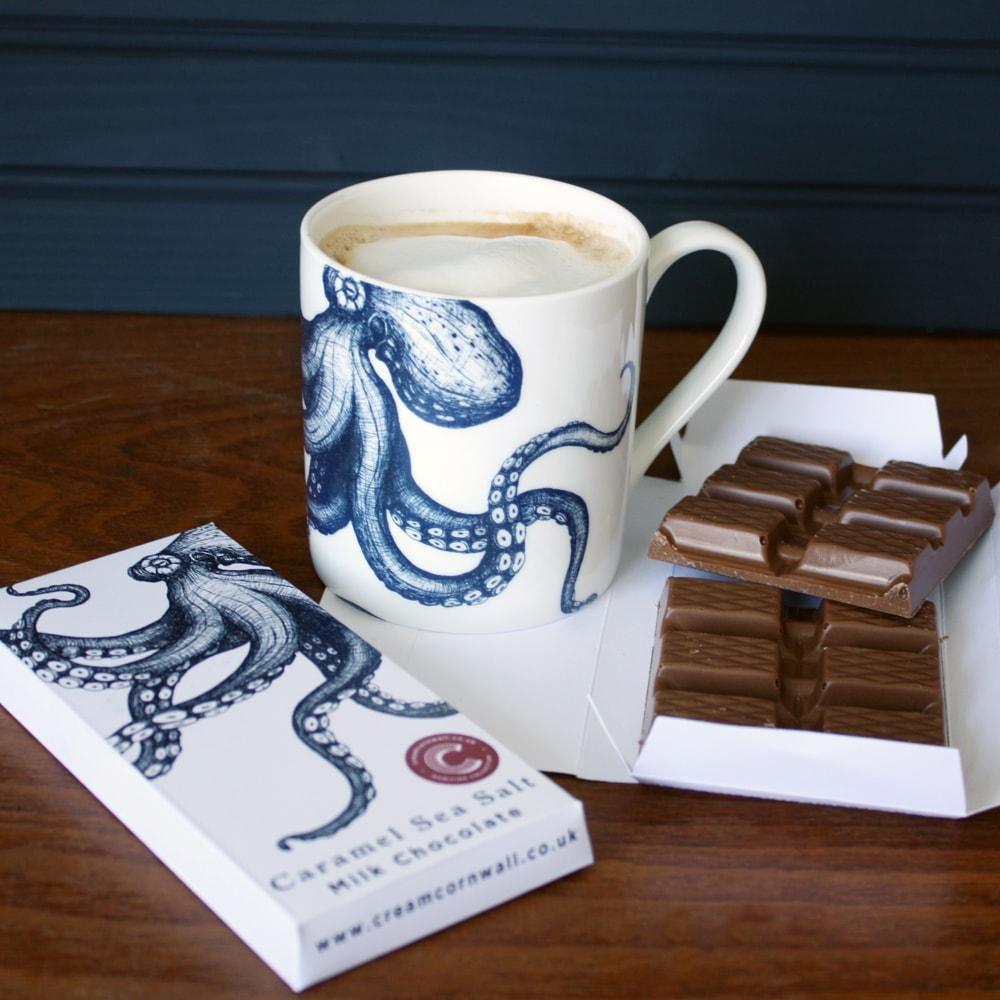 Octopus Milk Chocolate - Caramel Sea Salt -Kitchen & Dining- Cream Cornwall