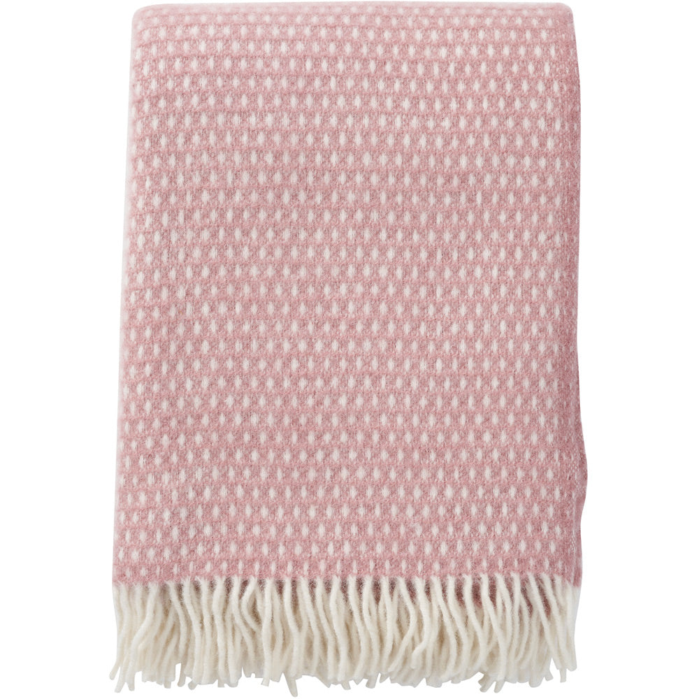 Twister Pink Lambs Wool Throw