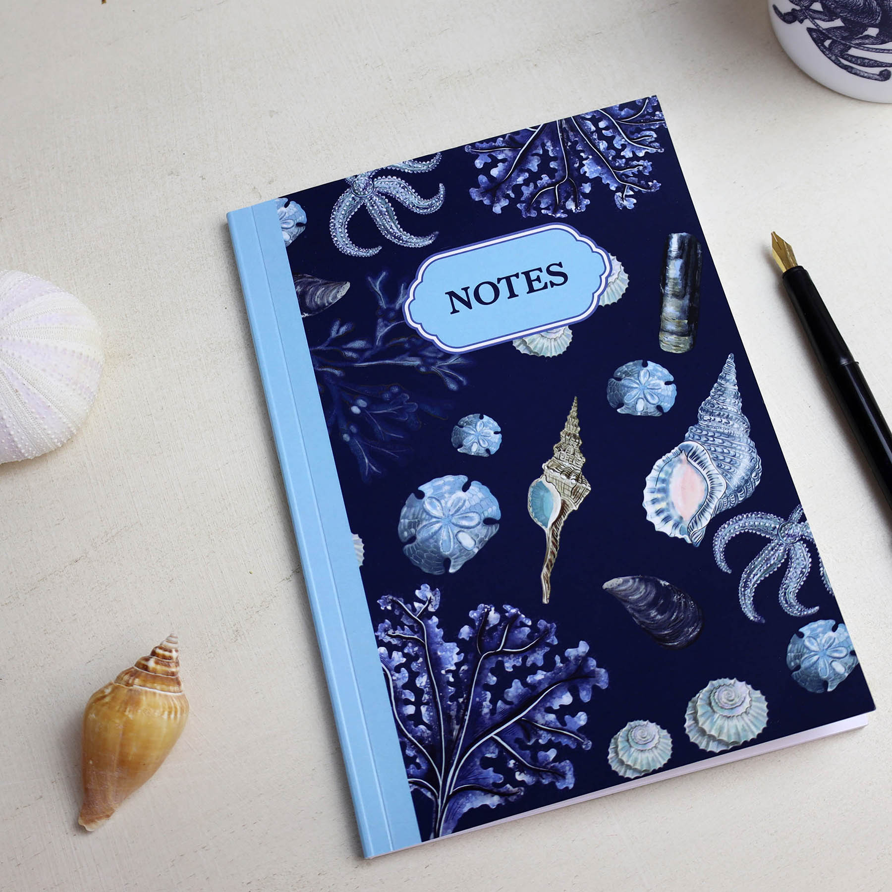 Rockpool Notebook -Accessories- Cream Cornwall