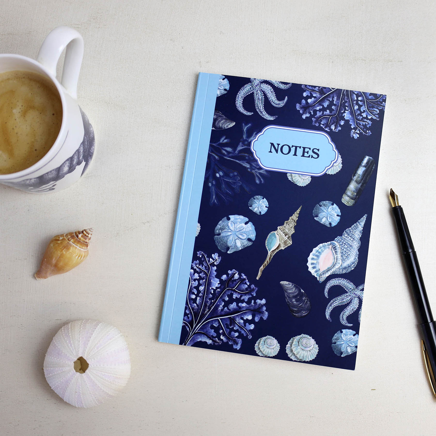 Rockpool Notebook -Accessories- Cream Cornwall