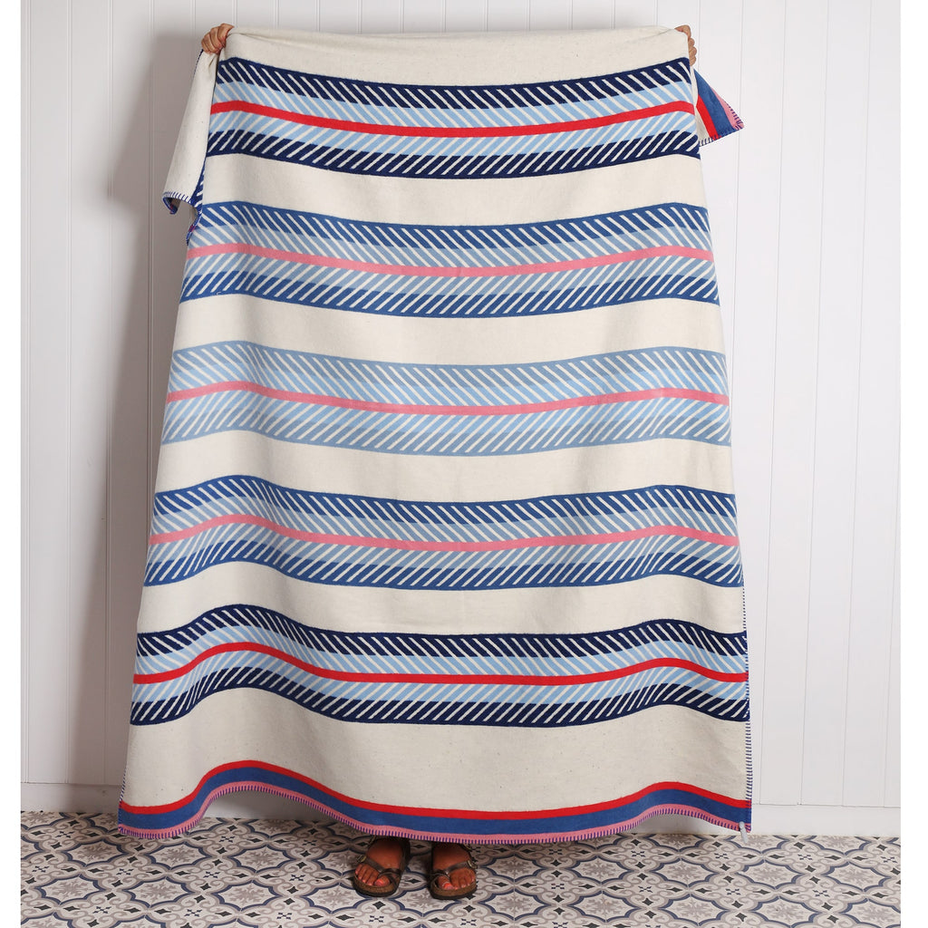 Mousehole Reversible Ombre Throw