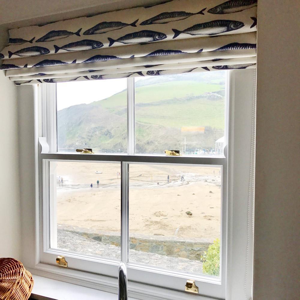 Roman Blinds -Homeware- Cream Cornwall