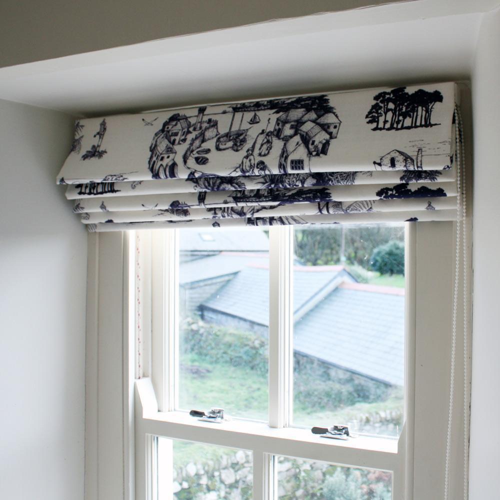 Roman Blinds -Homeware- Cream Cornwall