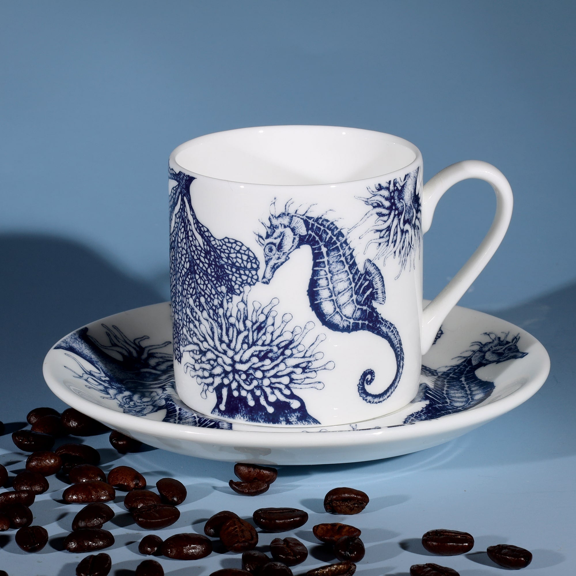 アメリカンブランド陶器　クラシックコーヒーカップセット６脚　Castleton China Trousseau Coffee Cups and Saucers KrisShop_SG60 Vintage Mug